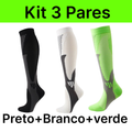 Kit 3 Pares de Meias de Compressão