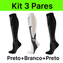 Kit 3 Pares de Meias de Compressão